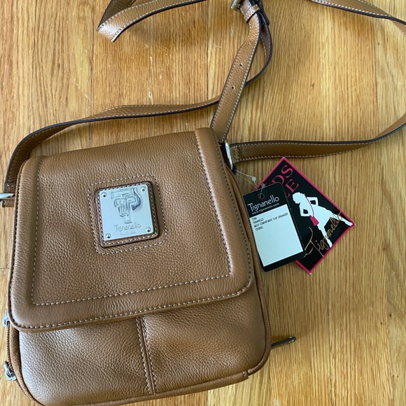 Tignanello Bags Tignanello Genuine Leather Crossbody Bag With Lots